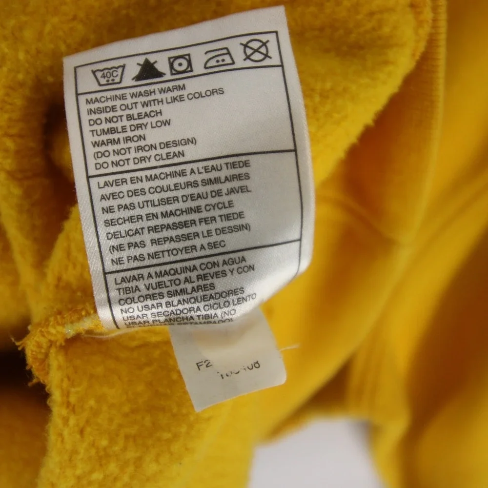 Vintage Nike Hoodie Mens XL Yellow Oregon Patches There Is No Finish Line